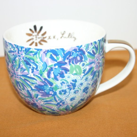 Lilly Pulitzer | Dining | Lilly Pulitzer Oversized Coffee Cup R30 ...